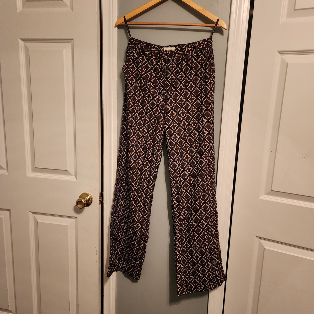 Geometric Patterned Pants - image 1